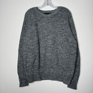 Knights of the Round Table Mens Blue Shaker Knit Crewneck Sweater Size‎ M Raglan